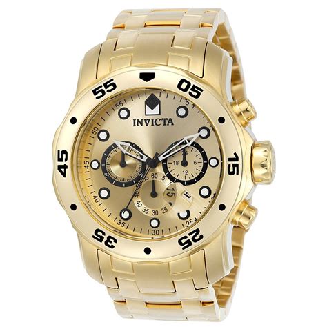 invicta gold watch price